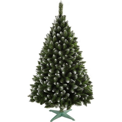 Nohel Garden Stromek JEDLE umělý vánoční s bílými konci + stojan 140cm