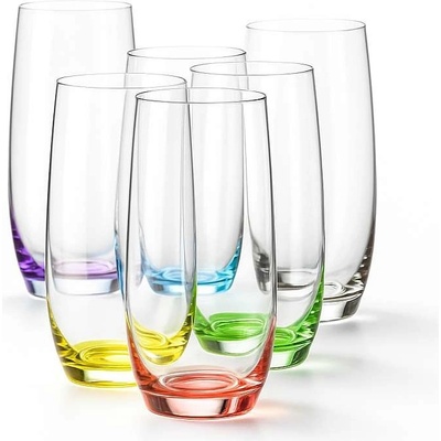 Crystalex Barevné sklenice Club rainbow 6 ks 350 ml – Zboží Dáma