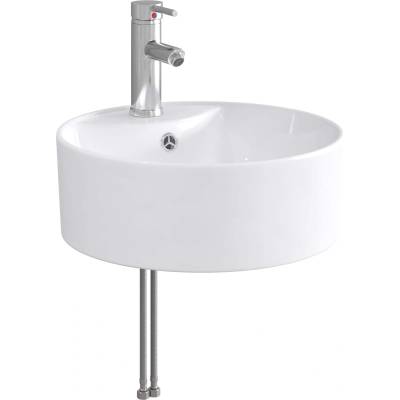 vidaXL Мивка за баня Хром 40, 5 x 40, 5 x 15 см Метал (890232)