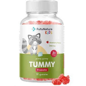 FutuNatura Kids yummy gummy TUMMY - 30 гумени сладки