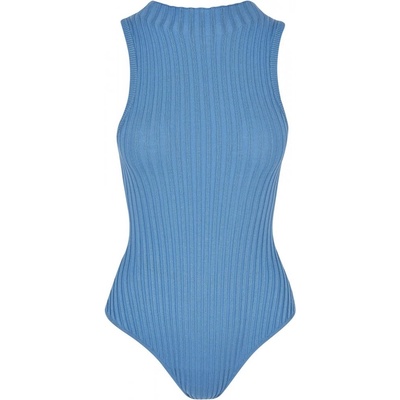 Ladies Rib Knit Sleevless Body horizonblue