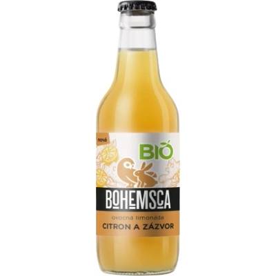 Bohemsca BIO limonáda Citron a Zázvor 15 x 330 ml