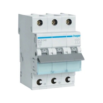 Hager 40C/3 MCS340 6kA