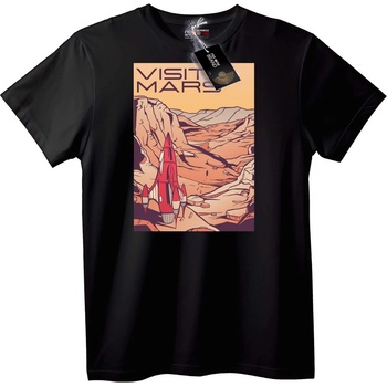 NOONEBRAND Тениска Посети Марс - XS, Black