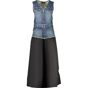 Desigual Дамска дълга рокля desigual, Размер xs, Цвят Черен (26wwvd03_ne5053)
