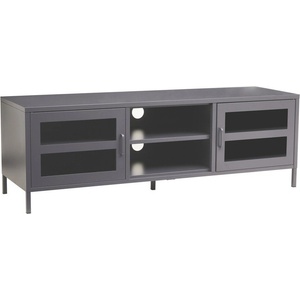 Premier Housewares Сива стоманена маса за телевизор 150x50x45 cm Acier - Premier Housewares (2406597)