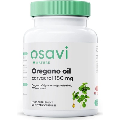 Osavi Oregano Oil Carvacrol oregánový olej 180 mg 60 enterosolventních softgel kapsúl