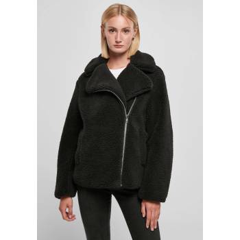 Urban Classics Дамско пухкаво яке в черен цвят Ladies Sherpa JacketUB-TB5433-00007 - Черен, размер S