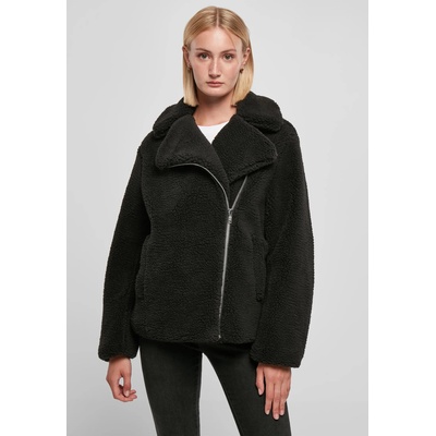 Urban Classics Дамско пухкаво яке в черен цвят Ladies Sherpa JacketUB-TB5433-00007 - Черен, размер S