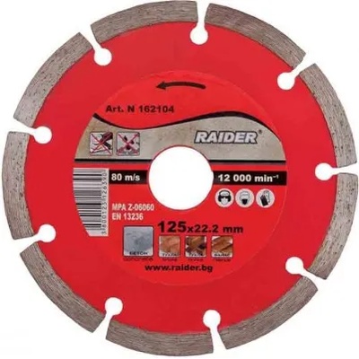 Raider Диск диамантен dry Ø 180х22.2 мм rd-dd03 raider