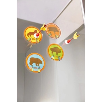 Scratch šipky se samolepkami Indiáni