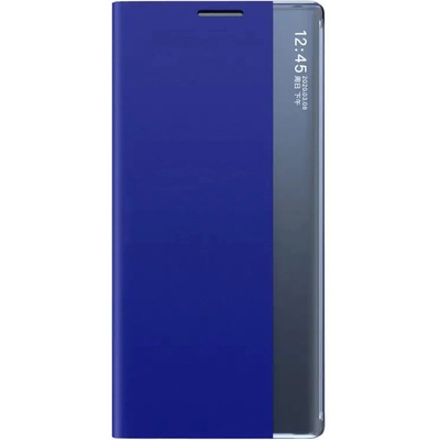 HQWear Нов Sleep Case за Samsung Galaxy S25 Cover с флип и стойка - син (5907769367694)