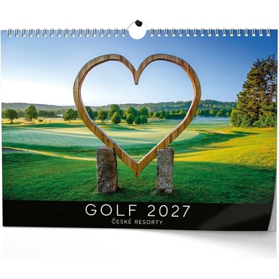 Golf české resorty nástěnný 2027
