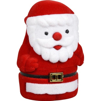 Šperky Nina Sametová krabička na šperky Santa krab023
