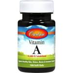 Carlson Labs Vitamin A 10 000 IU | Solubilized [100 Гел капсули]