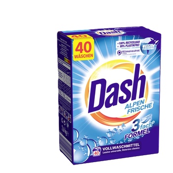 Dash прах за бяло пране 2.4 кг. 40пр. Alpine Frische (5437678890--88)