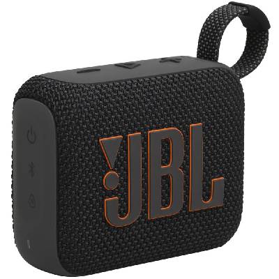 Тонколона JBL Go 4 Black, 1.0, 4.2W, Bluetooth, до 7 часа време на работа, IP67 водоустойчивост, черна (JBLGO4BLK)