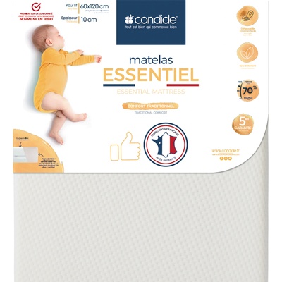 Candide Универсален Дишащ Матрак 60X120См (10См Дебелина) Candide