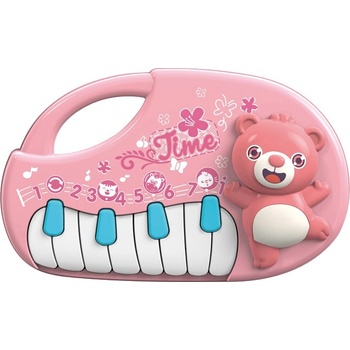 Image 1 of RAYA TOYS Детско пиано Raya Toys - С мече, розово (503123428)