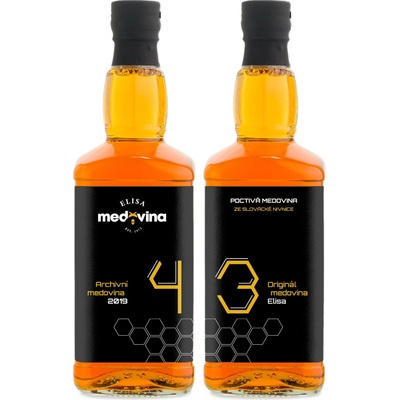 Medovina Elisa dárek k 43. výročí 11% 2 x 0,5 l