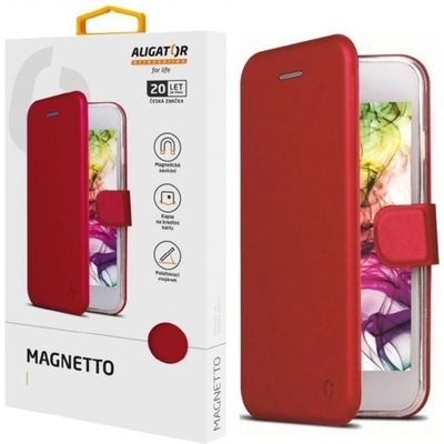 Púzdro ALIGATOR Magnetto Xiaomi Redmi 9 červené