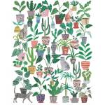 Pieces & Peace - Puzzle Cats and Plants - 500 piese