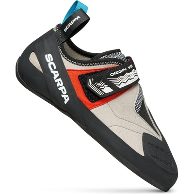 Scarpa Обувки с велкро Scarpa Origin VS Climbing shoes - Light Grey / Red - размер 45, 5 (EU) (301-0989-0132)