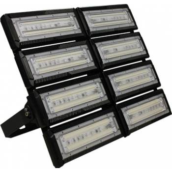 ACA Lighting LED venkovní slim reflektor MAGNUM 400W/230V/5000K/40000Lm/60°/IP66/IK8, černý