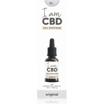 I am CBD Full Spectrum CBD konopný olej 15% 10 ml original