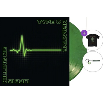 Type O Negative - Life Is Killinge (20th Anniversary) (Green/Black Coloured) (3P) SET L (0081227827106 SET L)