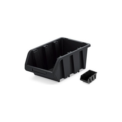 PROSPERPLAST box úložný skladovací 290x200x150 mm TRUCK KTR30-S411 čierny plastový