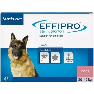 Virbac Effipro Ефипро spot on за кучета от 20 до 40кг, 1 брой