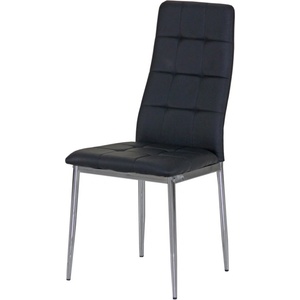 Bogdan Furniture Am Трапезен стол am-a-310 черна кожа