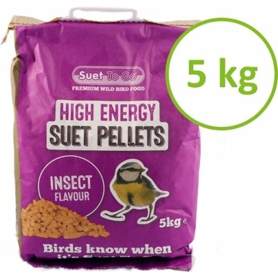 Unipet International Ltd. Lojové peletky s hmyzem Suet To Go 5 kg