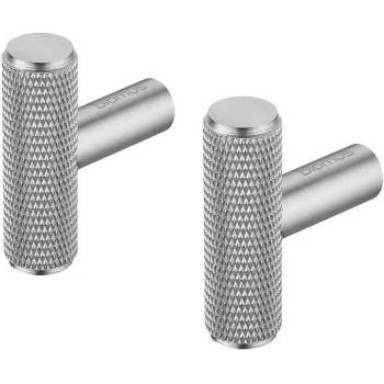 Blomus (Германия) Комплект от 2 бр. продълговати закачалки blomus rof - цвят стомана мат (blomus 66886)