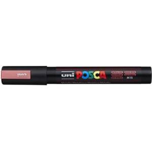uni Декоративен маркер, 1, 8-2, 5 мм, UNI "Posca PC-5M", червен металик 286849000 (286849000)
