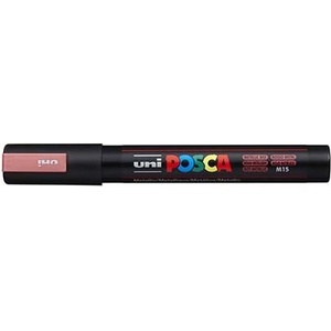 uni Декоративен маркер, 1, 8-2, 5 мм, UNI "Posca PC-5M", червен металик 286849000 (286849000)