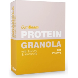 GymBeam Протеинова гранола с мед & бадеми 300 g