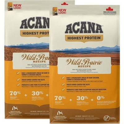 Acana Wild Prairie Recipe 2 x 11,4 kg