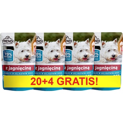 Frendi Kúsky v jemnej omáčke s jahňacím mäsom 24 x 100 g