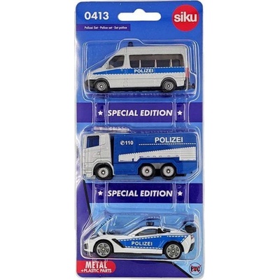 Siku Blister set 0413 Policie set 3 ks