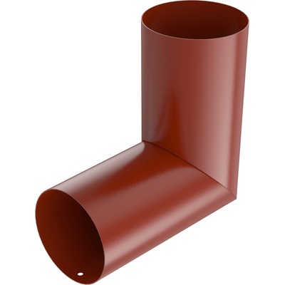 Bryza STAL Koleno ľubovoľný uhol 90 mm tehlovočervená