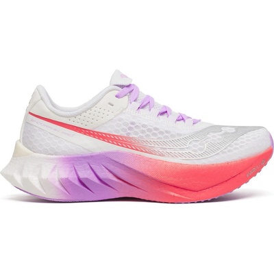 Saucony Endorphin Pro 4 (Womens) - White/Crocus