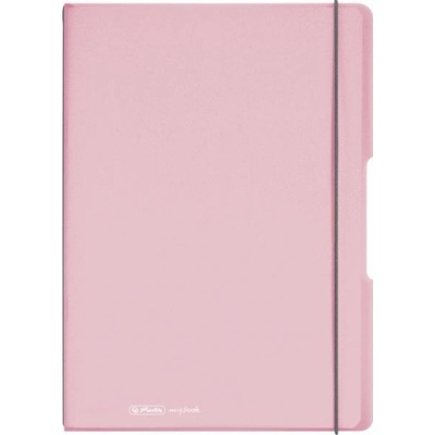 Herlitz Zošit flex s PP obalom s gumičkou A4 2x40l rose