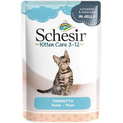 Schesir 6х85г Kitten Schesir консервирана храна в желе за котки - с риба тон