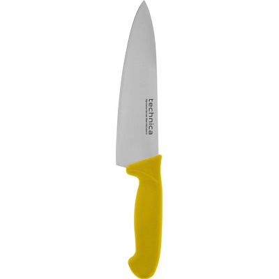 TECHNICA Šéfkuchařský nůž HACCP 340 mm, žlutý, široká hladká čepel , Silver Line žlutá