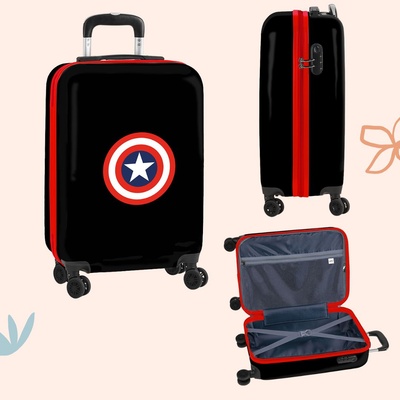 SAFTA : Куфар в въртящи колела 360º Captain America 55 см (612261851)