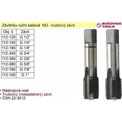 Závitnica BUCOVICE-TOOLS 155524 hlavy: 2 ks