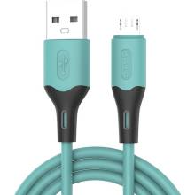 Kaku KSC-393 Datový micro USB, 3,2A, 1m, tyrkysový