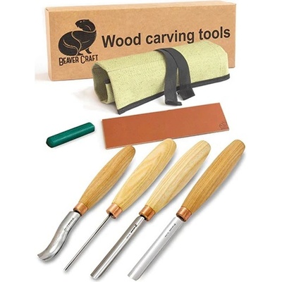 BeaverCraft řezbářská sada Gouge Wood Carving Tools Set – Zboží Dáma